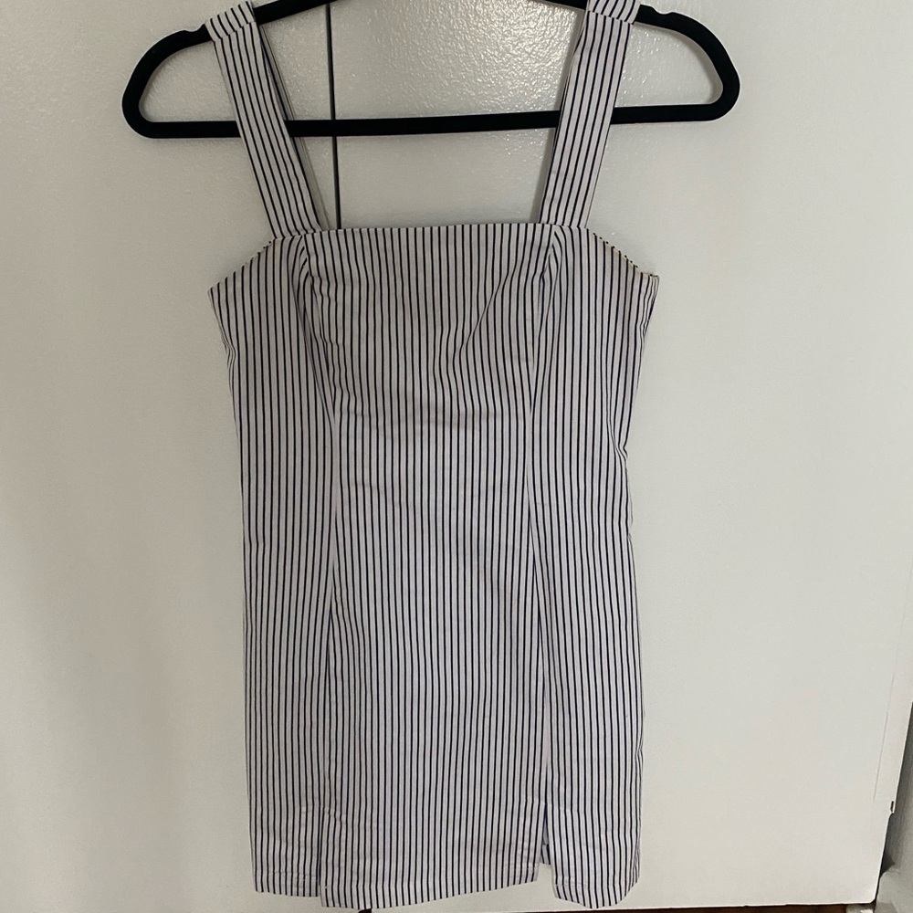 Stripped mini dress